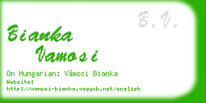 bianka vamosi business card